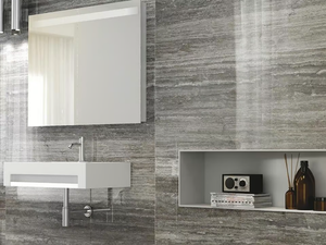 TALE SILVER VERSO - Porcelain stoneware wall/floor tiles with stone effect _ Ceramiche Caesar